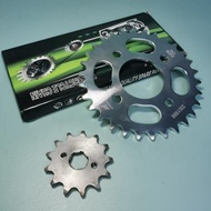 KEEWAY Patagonian Eagle 250 / PE 250 - Sprocket Gear Set FR+RR + Chain (520H)