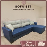 WOODitbe L Shape Sofa/sofa fabric/sofa 4 seater/Sofa 4 L/sofa kain/沙发