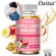 Daitea Apple Cider Vinegar อาหารเสริมเผาผลาญไขมัน - ช่วยเพิ่มการย่อยอาหารและสนับสนุนภูมิคุ้มกัน