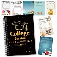 （friend） 20 Slot College Gift Card Organizer Graduation Student Survival Essentials Card Holder Book