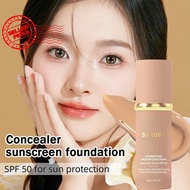 Barubt Moisturizing Liquid Foundation Hydrating Light Skin Liquid Protection Sun Care Spf50 P6b9