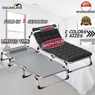 Foldable Bed Frame Foldable Sofa Bed Lightweight Adjustable Back Ultra-wide 75Cm Multi-functional Foldable Mattress