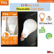 (6 month Warranty) FSL 12W Dimmable LED Light Bulb E27 dimmable bulb - Warmwhite / Yellow