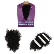 [Kesoto3] Fake Hairy Chest Hair for Hunk 60s 70s 80s Fancy Dress Accessories