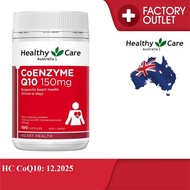 Healthy Care Co Enzyme Q10 CoQ10 150mg 100 Capsules