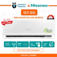 Hisense Standard Air Conditioner 空调 (1.0HP-2.5HP / R32) - AN10DBG/ AN13DBG/ AN20DBG/ AN25DBG