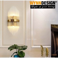 Wynn Design [Wall Light] Crystal Wall Lamp Designer Lighting Living Room Light Bedside Lamp Staircas