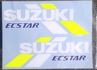 stiker Suzuki ecstar satu set stiker suzuki