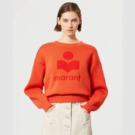 3IM9 Isabel Marant 25 Winter New Style Classic logo Jacquard Wool Blended Sweater Round Neck Ladies 