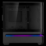 ASUS Prime AP202 is an mATX case with a curved glass panel, supporting a GPU up to 420mm in length a