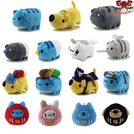 MALCOLM1 Bugcat Pendant, Blue Cat Toy PP Cotton Bugcat Capoo Keychain, Lovely Cartoon Bag Charm Keyr