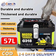57L Large-capacity Motorcycle Top Box MotorcycleTop Box ABS Material Waterproof Durable