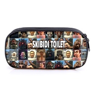 Pencil Cases Game Skibidi Toilet Pencil Pouch Compartment Pen Case Student Kids Pencil Pouch Stationery Case