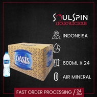 Oasis Natural Mineral Water 600ml PET [ Dus isi 24 Botol ]