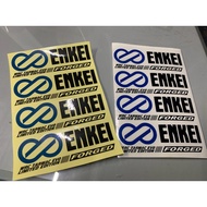 Enkei Tarmac WRC Rim Sticker Original Size