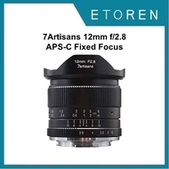 7Artisans 12mm f/2.8 APS-C Fixed Focus Lens