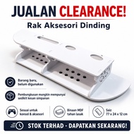 Rak Aksesori Dinding MDF Untuk Konsol Game & Controller | 77x24x12cm