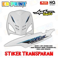 Mio Smile Transparent Sticker Anti-Fade Cool Striping Mio Smile Striping Yamaha Mio Smile Stylish De