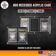 【Morgan Games】 BGS Recessed Acrylic Case | Fit for BGS Grading Slabs