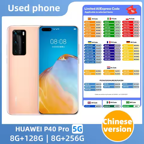 HUAWEI P40 Pro 5G Smartphone Android 6.58 inch 50MP+32MP 256GB ROM 8GB RAM Mobile phones IP68 waterp