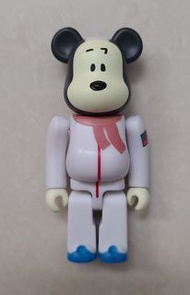 Medicom Bearbrick 100% Peanuts Astronaut Snoopy Be@rbrick