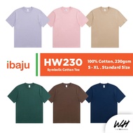 HYDT X WAREHOUSE Symbolic Adult Tshirt 230gsm 100% Cotton Tshirt  Unisex Baju Kosong Lelaki Cotton T