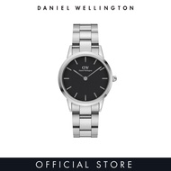 [2 Years Warranty] Daniel Wellington Iconic Link Watch 28/32mm Black - Silver - DW Watch for women -