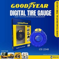 High-Precision Goodyear Digital Tire Pressure Gauge Gy-2548 Easy Viewing With Blue Backlight