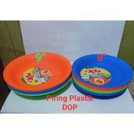 Plastic Plates (DOP) 8" and 9"
