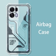 For OPPO K15 Pro Plus Crystal Case For OPPO K15 Pro+ HD Painted Air Bag 360 Protect Matte Back Shell