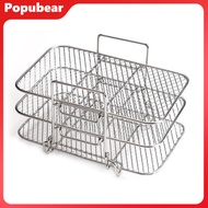 Stainless Steel Grilling Rack Stand for Ninja Air Fryer BBQ Grill Accessories Multifunctional 3-Laye