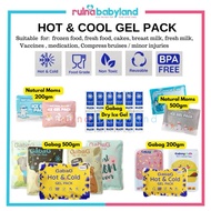 FREE SHIPPING REUSABLE GABAG ICE PACK 200GM & 500GM GABAG ICE GEL