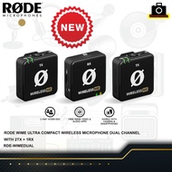 RODE WIME ULTRA COMPACT WIRELESS MICROPHONE DUAL CHANNEL WITH 2TX + 1RX