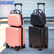 Boarding 14 inch suitcase, small and lightweight suitcase, mini children's password luggage