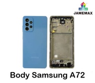 Body Samsung A72 เคสSamsung A72 บอดี้ ซัมซุงA72 อะไฟล่มือถือ เคสกลาง ขอบโทรศัพท์