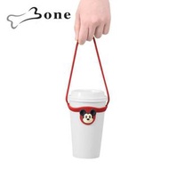 Bone - Cup Tie 環保杯綁 飲料提袋 - 米奇 (環保矽膠飲料袋 迪士尼授權)