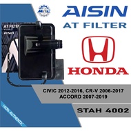 AISIN AUTOMATIC TRANSMISSION FILTER w/ GASKET FOR Honda Civic 2012-2016 CR-V 2006-2017, Accord 07-19