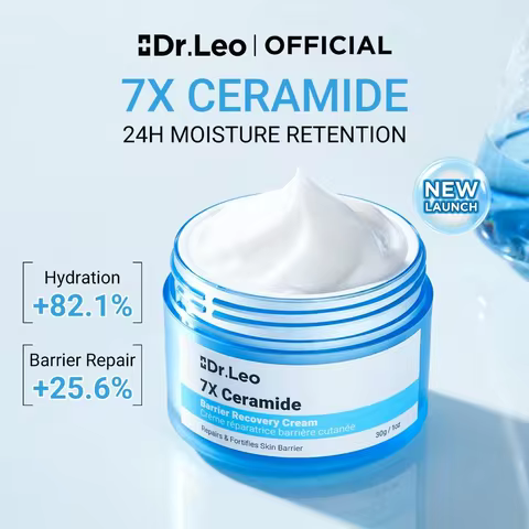 Dr.Leo 7x Ceramide Barrier Recovery Moisturizer gel Skin care Repairs & Fortifies Skin Barrier day c
