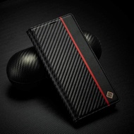 Carbon Fiber Leather Flip wallet Cover For Samsung S21 Ultra S21 FE S10 S20 S21 Plus A52 A72 A12 A32 A51 A71 Case