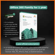 Microsoft 365 Personal Family Lifetime activation PC MaC Android tablet