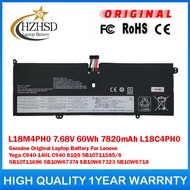 L18M4PH0 7.68V 60Wh 7820mAh L18C4PH0 Genuine Original Laptop Battery For Lenovo YogaC940-14IIL C940 
