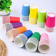 Colorful clay paper cups 10 pieces