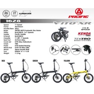 16" folding bike Pacific Vito XR performance Basikal lipat model1628