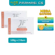 JF Bio Sulfur 2% Skin Solutions Anti-Acne Face & Body Care Soap 100g x 2 (TWIN) EXP:06/2030 [ Farmas