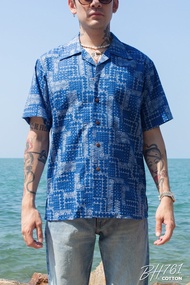 Simple&amp;Raw - เสื้อเชิ้ต BH761 BlueHawaii Shirts (ฺBlue)