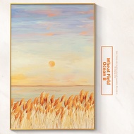 YUANSHU | Scandinavian Seascape Dawn Foliage Decoration Painting