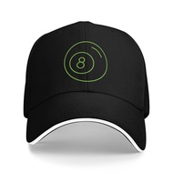 Novelty Graphics Cotton Baseball Cap 8 Ball Neon Sign Pool Eight Ball