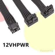 FUN 12VHPWR Modular Cable PCIE Power Supply Extension Cable GPU Power Supply Cable