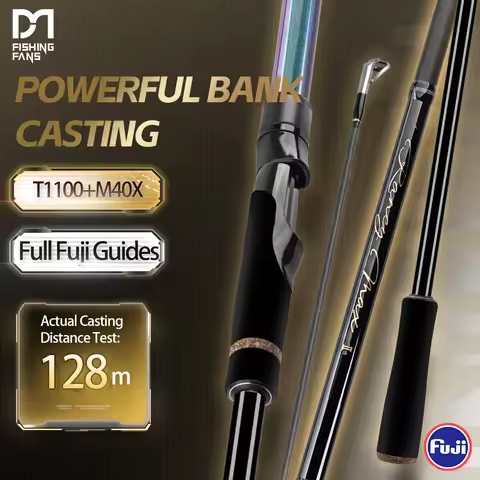 FISHINGFANS RANCY MAX 2.58m 2.7m 3.0m 3.3m 3.6m 3.9m long casting T1100+M40X CARBON FUJI O GUIDE M M