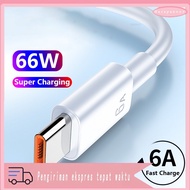 Type C USB Cable (1M 1.5M 2M), Super Fast Charging TPE Cable 6A USB-A To USB-C Charging Cable USB C 